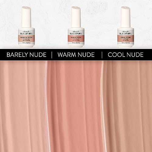 IBD Building Gel, Hard Gel Nail Extension, Cool Nude, Soak-Off, Nail Builder Strengthener, 0.5 fl oz - color: Cool Nude