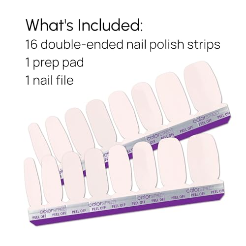 Color Street - Glazed Over - 16 Double-Ended Nail Polish Strips - color: Glazed Over