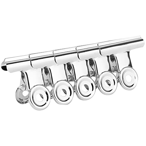 Nail Extension Clips, 5PCS Stainless Curve C Nail Curvature Pinching Clips Multi-functional Nail Art Accessories Metal Tools