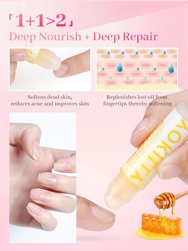 Yokilly Nail Soaking Bowl Kit: Soak Off Gel Polish Remover Manicure Bowl - color: Pink-8pcs set