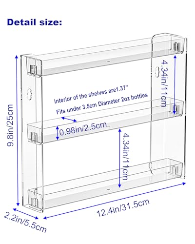 Acrylic paint organizer,Nail polish Rack,Paint Storage Holder Wall-Mount