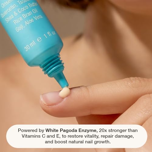 ONSEN Nail & Cuticle Cream Treatment w/Japanese Tsubaki, Jojoba & Lavender Oil, Shea Butter – Strengthens Nails, Softens Cuticles - Daily Repair Care (1 Count/30 ml) - size: 1 Fl Oz (Pack of 1)