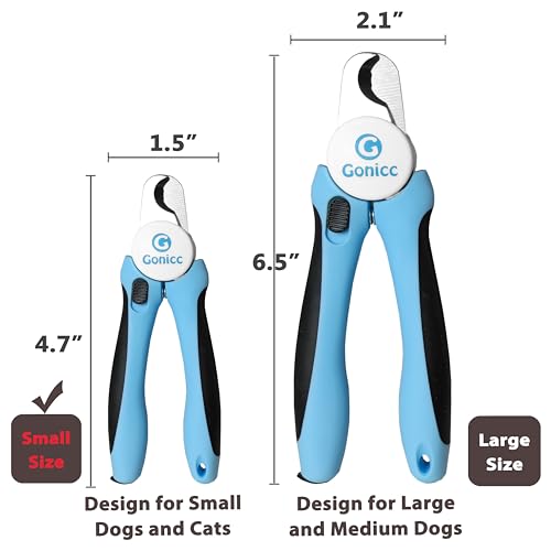 gonicc Professional Pet Nail Clippers & Trimmer for Medium Small Dogs Cats - size: For Medium to Small Dogs