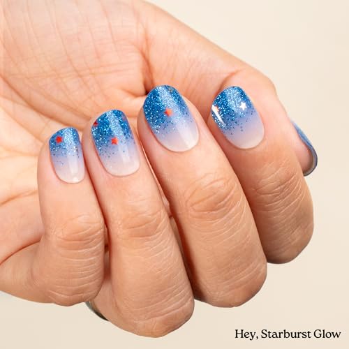 Heyhae Semi Cured Gel Nail Strips Salon Quality - Hey, Starburst Glow - color: Hey, Starburst Glow