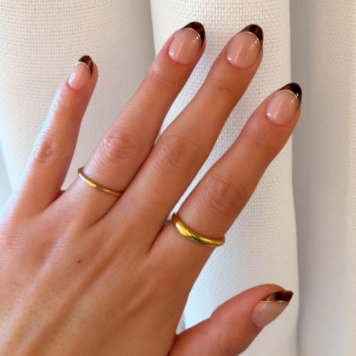 Glamnetic Press On Nails - Short Oval, Glossy Fake Nails 30 Pc Full Kit - color: 2H - High Standards