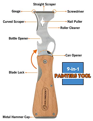 ROLLINGDOG 9-in-1 Folding Painters Tool