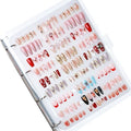 Large Press on Nails Organizer Display Book Fake Nail Storage - color: A4-Large