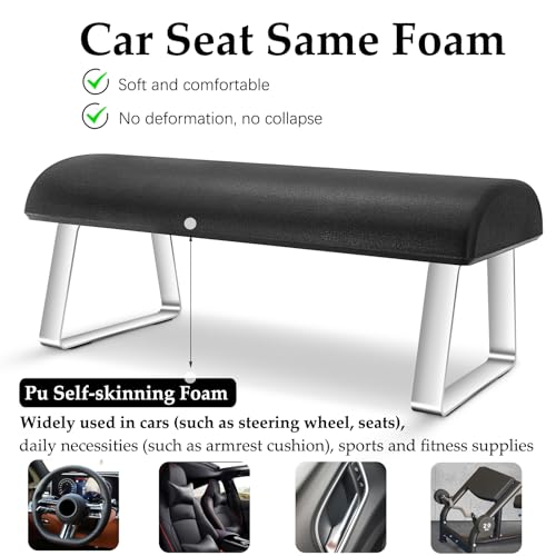 Waterproof Footrest, Upgraded High Elasticity Foot Rest Under Desk Footrest, Ergonomic Foot Rest for Under Desk at Work, Highly Supportive, No Deformation, Black
