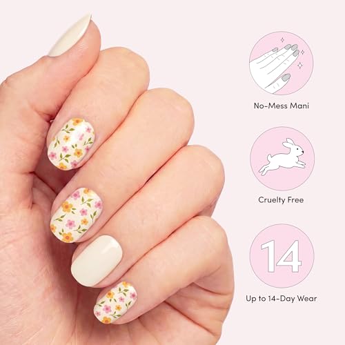 Dashing Diva Glaze Design Nail Strip Set - Gnome of Your Business - Long Lasting, Chip Resistant, Semi-Cured Gel Nail Strips - 4-Piece Manicure Set with 32 Strip - color: Gnome of Your Business