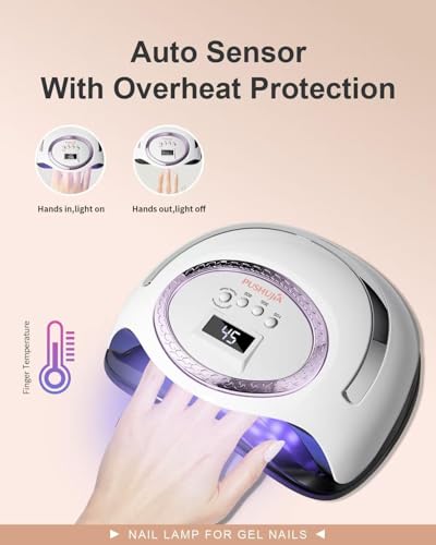 UV LED Nail Lamp, UV Light for Gel Nail Polish Dryer SUNNINE White - color: White