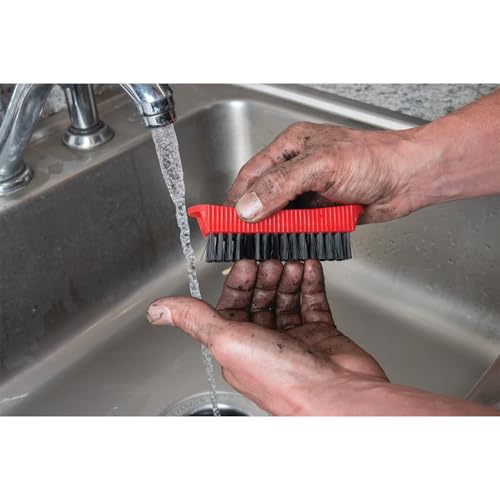 Performance Tool 20416 Double-Sided Fingernail Brush with Magnet