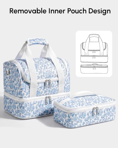 Nail Polish Organizer Bag Storage - Nail Kit Stuff Supplies Tech Tool Case - color: White