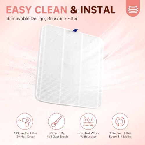 503 Nail Dust Collector 3PCS Replacement Filter