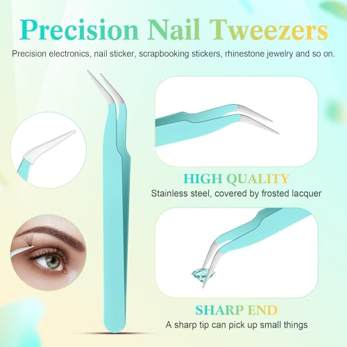 Tatuo Rhinestone Picker Tool Bedazzling Pen Dual Head, Gradient Colorful - color: Gradient Colorful