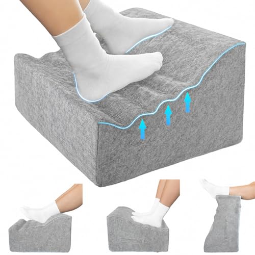 Under Desk Foot Rest, Foot Stool Under Desk - color: Light Gray