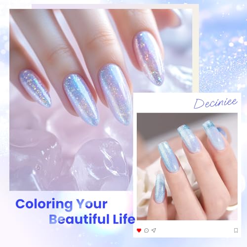 Nail Kit for Beginners, Acrylic Powder Liquid Set with Drill UV Lamp, Blue - color: Bling Blue