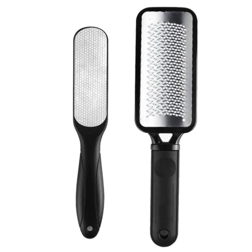 Fu Store 2 Pack Foot Files Callus Remover Foot Rasp Dual Sided Foot File - color: Black