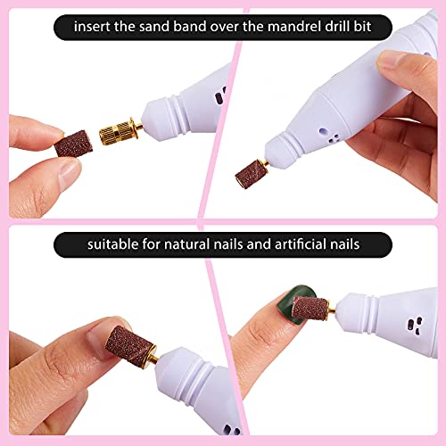 Blulu 20 Pack Small Drill Bits, Mandrel Sanding Bands Bit, Silver, Gold - color: Silver, Gold