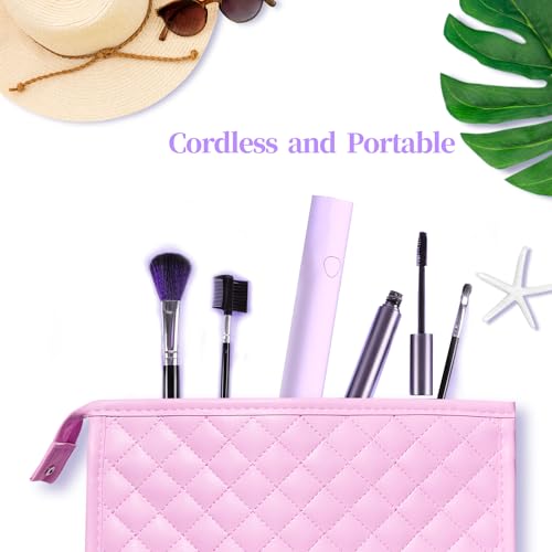 UV Light for Gel Nails, Mini UV LED Nail Lamp Handheld with Stand - size: Violet