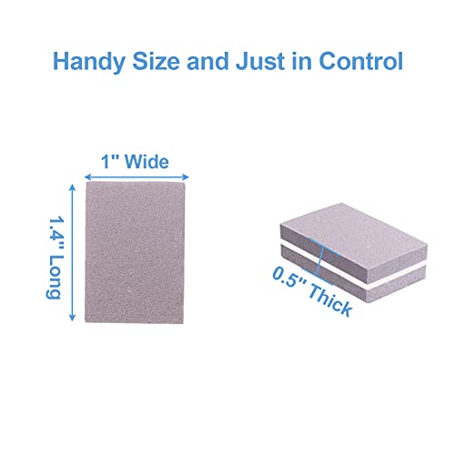 Nail Buffers (100 Pack), Mini Buffer Block Nail File for Acrylic Nails and Natural Nails, 100/180 Grit Nail Buffer Block Bulk Buffing Blocks for Nail Buff Professional Manicure File Blocks Set Gray - size: 100 Pcs Mini 100/180 Grit Gray/White