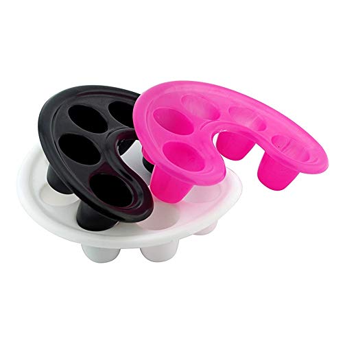 3Pcs Nail Soaking Bowl 5-finger Nail Art Tips Hand Soak Bowl Tray - style: set-1
