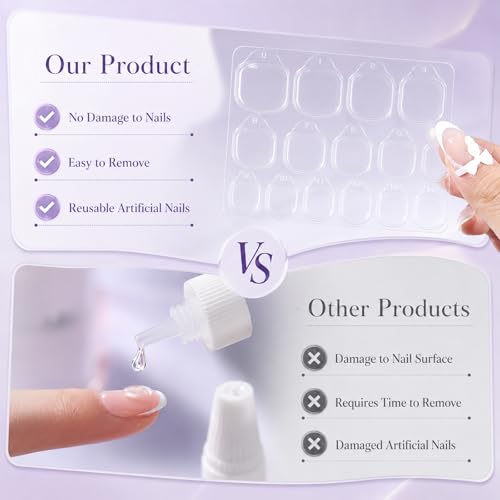 600 Pcs Long Lasting Press On Nail Adhesive Tabs