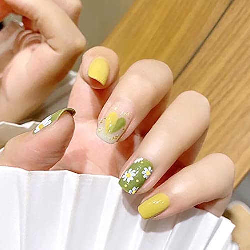 500Pcs Medium Square Nail Tips Full Cover Acrylic False Nails with Case for DIY Nail Art, 10 Sizes (Natural) - color: B-square-natural