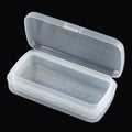 SUTOKAKA Nail Tool Sterilizer Box Plastic Sterilization Tray, Clear - color: Clear Rectangular