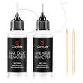 Curvlife 20ml（2pcs）Pinpoint Nail Glue Remover for Press on, Multi-Functional Remover for Nails Tips, Non-Acetone Nail Polish Remover, Gentle Glue Remover for Gel x Nails - size: 0.6 Fl Oz (Pack of 1)