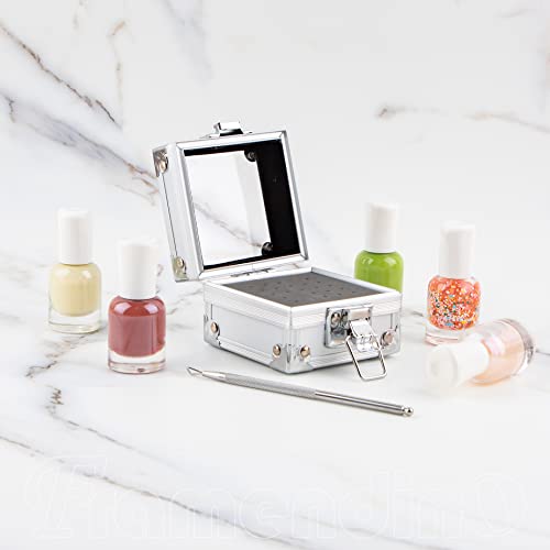 Framendino, Nail Drill Bits Holder Container Stand Manicure Tools Polishing Heads Storage Box - color: 25 Holes