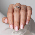 SHANGMENG Press on Nails, Square Short Milky Pink Fake Nails, Soft Gel - color: Baby Pink Jelly