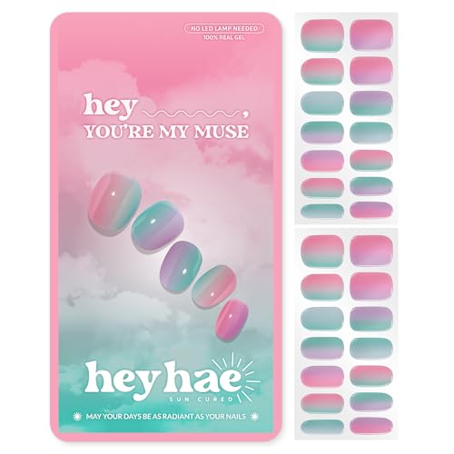 Heyhae Semi Cured Gel Nail Strips - Hey, You’re My Muse - color: Hey, You’re My Muse