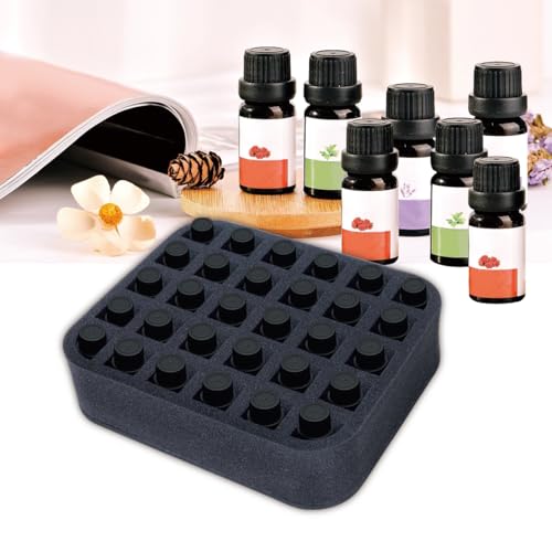Essential oils Organizer Holder Foam Pad with Slots - color: Black 30