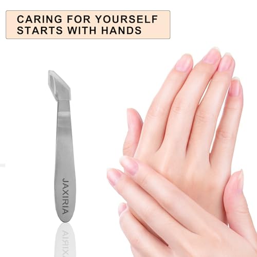 Mini Nail Cuticle Trimmer Kit Cuticle Nipper Cutter Nail Polish Pusher Cuticle Peeler Scraper Perfect for Hang nails - for Fingernails and Toenails(1 Pack)