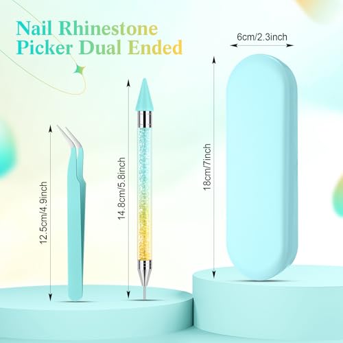 Tatuo Rhinestone Picker Tool Bedazzling Pen Dual Head, Gradient Colorful - color: Gradient Colorful