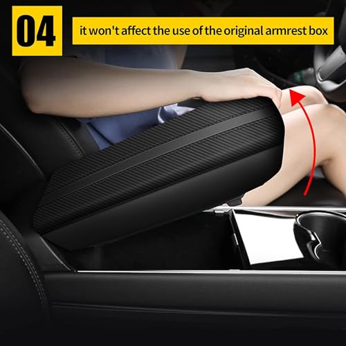 AOMSAZTO Armrest Console Covers for 2013-2018 Nissan Altima Carbon Stripe - color: Carbon Fiber-1, size: 2013-2018