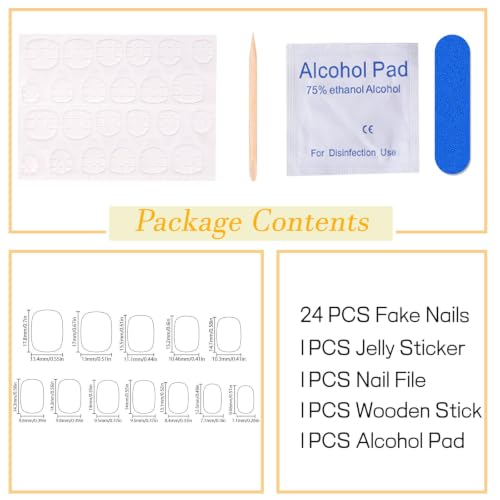 Fall Press on Nails Short Square Fake Nails with Glitter Dot Designs Glossy Nails Press ons Burgundy Nude Glue on Nails Full Cover Acrylic Nails Autumn Stick on Nails for Women 24Pcs - color: 12