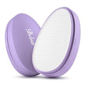 BALUCA Glass Foot File Callus Remover for Feet - Nano Glass Foot Scraper Scrubber Dead Skin Removal for Cracked Heels,Professional Pedicure Tool for Home, Salon, and Travel (Purple) - color: Purple