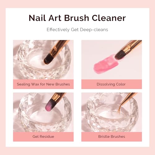 MelodySusie Nail Brush Cleaner 80ml/2.71fl.oz - color: Clear-80ML