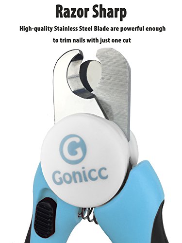 gonicc Professional Pet Nail Clippers & Trimmer for Medium Small Dogs Cats - size: For Medium to Small Dogs
