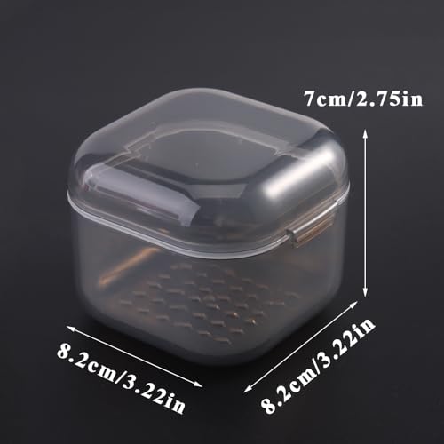 Nail Tool Sterilizer Box, Portable Soaking Box for Nail Drill Bits, Grey - color: Grey