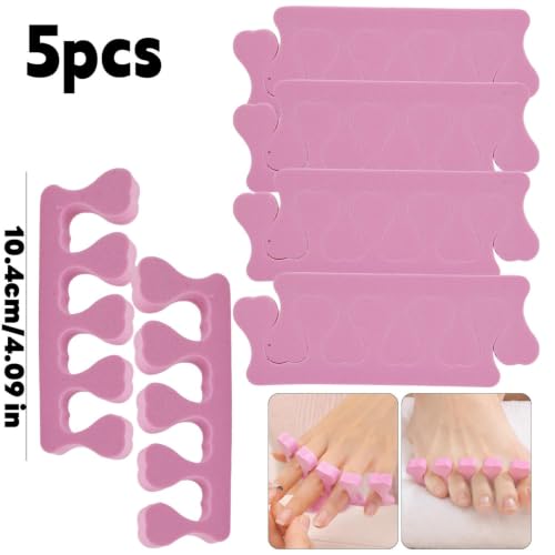 5PCS Sponge Finger Toe Separators Nail Art Beauty Accessories