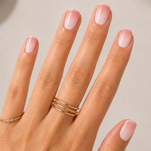 Olive & June Instant Mani Press-On Nails, HZ Dusty Rose Syrup Gradient - color: HZ Dusty Rose Syrup Gradient