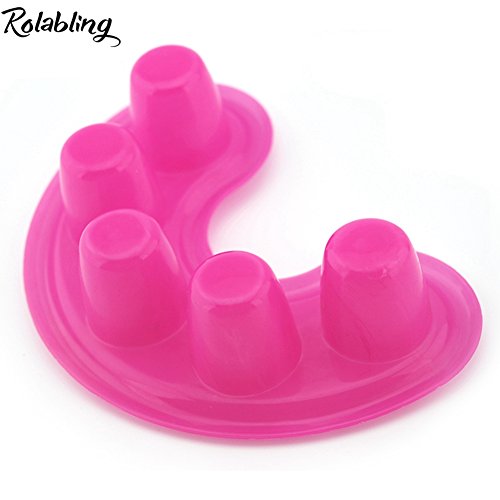1Pcs Nail Soak Bowl Finger Soaking Tray Salon Nail Polish Remover - style: style-1