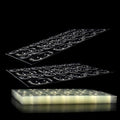 Laza 240pcs Thin Breathable Adhesive Tabs Super Sticky Nail Glue Stickers - size: Clear 240 Pcs