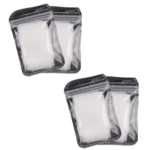 40Pcs Nails Kit Nail Extensions Kit Fiberglass Nail Art Builder Wrap Sticker Tips with Shape Clip Repair Broken Nails Nail Art Accessories Nail Repair kit (White)