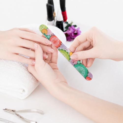 24PCS Nail File, Colorful Emery Board 180 Grit Professional Nail File
