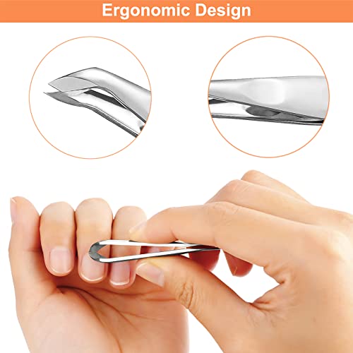 THRAU Mini Cuticle Trimmer for Manicure and Pedicure