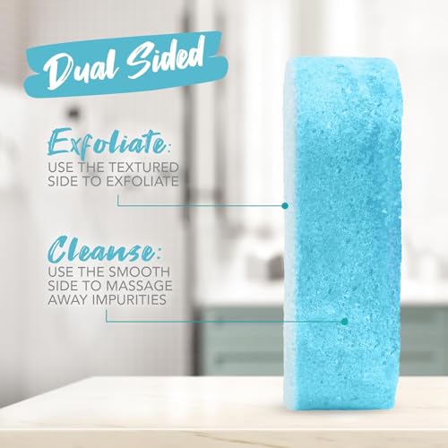 Spongables Pedi Scrub Foot Exfoliating 20+ Wash Sponge, Clean & Fresh, 3 Count - color: Clean and Fresh, size: 1 Count (Pack of 3)