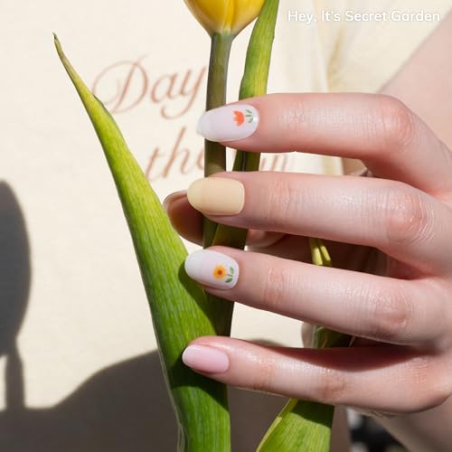 Heyhae Semi Cured Gel Nail Strips - Hey, It’s Secret Garden